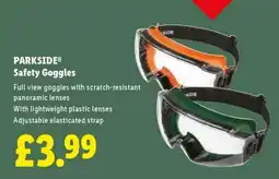 Lidl PARKSIDE Safety Goggles offer