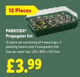 Lidl PARKSIDE Propagator Set offer