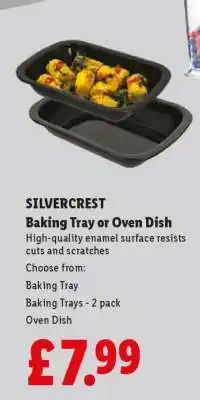 Lidl SILVERCREST Baking Tray or Oven Dish offer