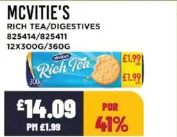 Bestway MCVITIE'S Rich tea/digestives offer