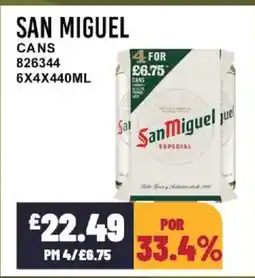 Bestway SAN MIGUEL Cans offer