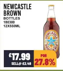 Bestway NEWCASTLE BROWN Bottles offer