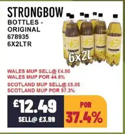 Bestway STRONGBOW Bottles - original offer