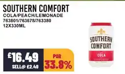 Bestway SOUTHERN COMFORT Cola/peach/lemonade offer