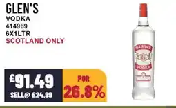 Bestway GLEN'S Vodka offer