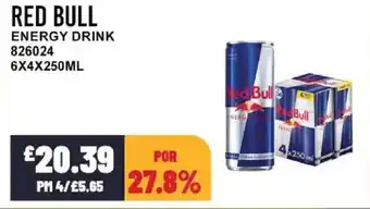 Bestway RED BULL Energy drink offer