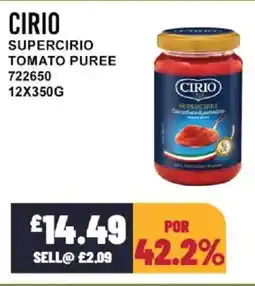 Bestway CIRIO Supercirio tomato puree offer