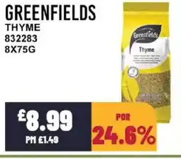 Bestway GREENFIELDS Thyme offer