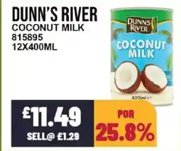 Bestway DUNN'S RIVER Coconut milk offer