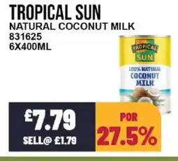 Bestway TROPICAL SUN Natural coconut milk offer