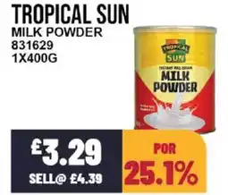 Bestway TROPICAL SUN Milk powder offer