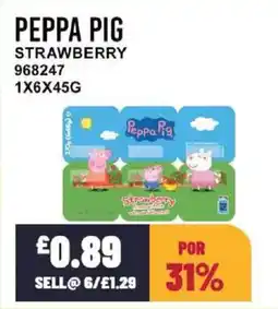 Bestway PEPPA PIG Strawberry offer