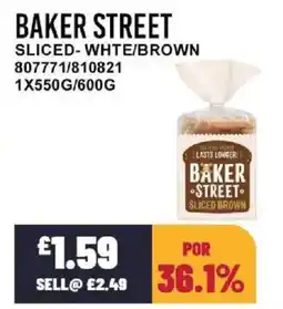 Bestway BAKER STREET Sliced-whte/brown offer