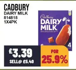 Bestway CADBURY Dairy milk offer