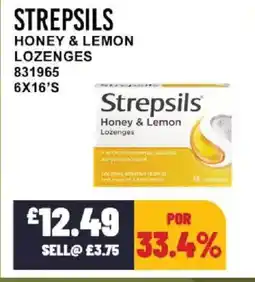 Bestway STREPSILS Honey & lemon lozenges offer