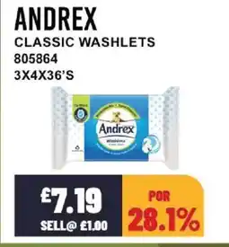 Bestway ANDREX Classic washlets offer