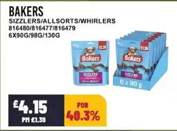 Bestway BAKERS Sizzlers/allsorts/whirlers offer