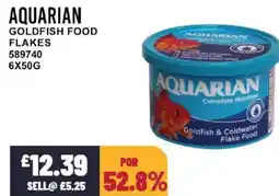 Bestway AQUARIAN Goldfish food flakes offer