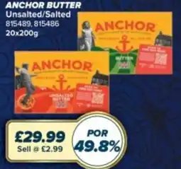 Bestway Anchor butter unsalted/salted offer