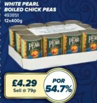 Bestway WHITE PEARL Boiled chick peas offer