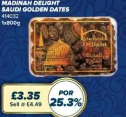 Bestway Madinah delight saudi golden dates offer