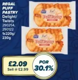 Bestway Regal puff pastry Delight/ Twists offer