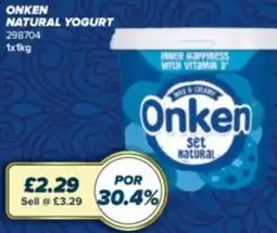 Bestway Onken natural yogurt offer