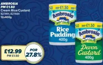Ambrosia Cream Rice/Custard