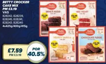 Bestway Betty crocker cake mix offer