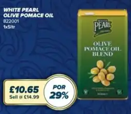 Bestway White pearl olive pomace oil offer