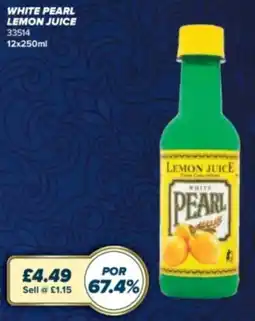 Bestway White pearl lemon juice offer