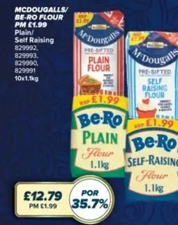 Bestway Mcdougalls/ be-ro flour Plain/ Self Raising offer