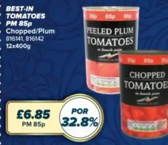 Best-in tomatoes chopped/plum