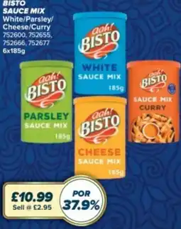 Bestway BISTO SAUCE MIX White/Parsley/ Cheese/Curry offer