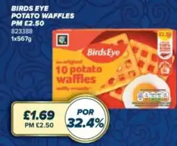 Bestway Birds eye potato waffles offer