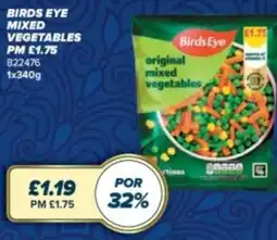 Bestway Birds eye mixed vegetables offer