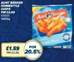 Bestway Aunt bessies homestyle chips offer