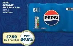 Bestway Pepsi regular offer