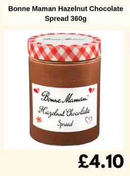 Sainsbury's Bonne Maman Hazelnut Chocolate Spread offer