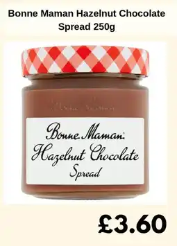Sainsbury's Bonne Maman Hazelnut Chocolate Spread offer
