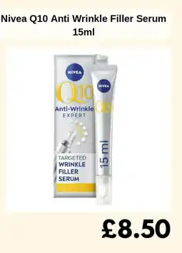 Sainsbury's Nivea Q10 Anti Wrinkle Filler Serum offer