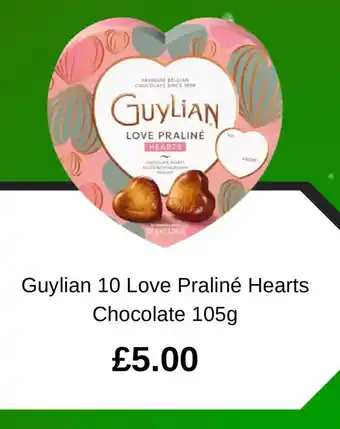 Guylian 10 Love Praliné Hearts Chocolate