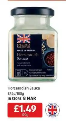 Aldi Horseradish Sauce offer