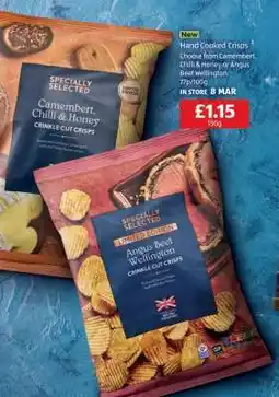 Aldi Hand Cooked Crisps offer