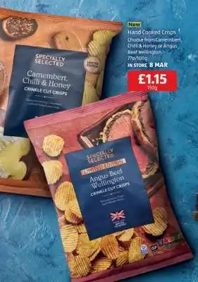 Aldi Hand Cooked Crisps offer