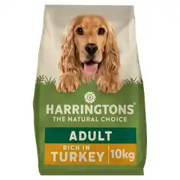 Iceland Harringtons Rich in Turkey with Veg Dry Adult Dog Food 10kg offer