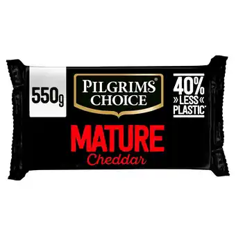 Tesco Pilgrims Choice Mature Cheddar Cheese 550 G offer