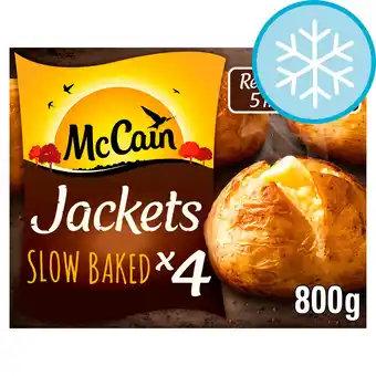 Tesco Mccain Ready Baked Jackets 4 Pack 800G offer