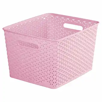 Tesco Curver My Style Large Pink Basket offer