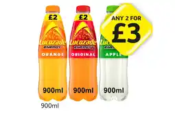 Londis Lucozade Original, Orange, Apple offer